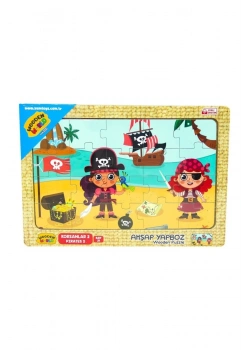 Kumtoys Ahşap Yapboz 24*34  20 Parça