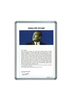İnter 35X50 Alüminyum Çerçeve Duvara Monte Gençliğe Hitabe Kod:Int-826