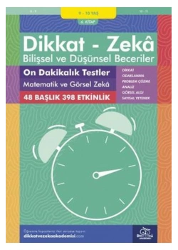 Dikkat Zeka 6.Kitap On Dakikalık Testler 9-10 Yaş