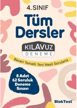 Bloktest 4.Sınıf Tüm Dersler Kılavuz Deneme
