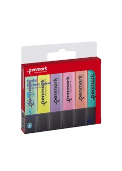 Penmark 6 Li Pastel Fosforlu Kalem Hs-505 6p