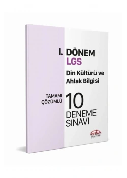 Editör Lgs 1.Dönem Din Kültürü 10 Deneme Sınavı