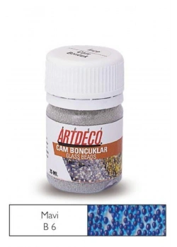 Lisans Artdeco Cam Boncuk 25Ml. Mavi Lv-Y-029A-B6