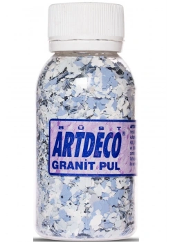 Lisans Artdeco Granit Pul 100Ml. Mavi  Lv-Y-029D-1081
