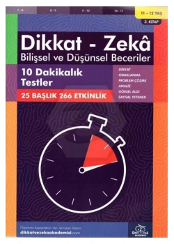 Dikkat Zeka 3.Kitap 10 Dakikalık Testler