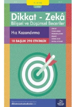 Dikkat Zeka 3.Kitap Hız Kazandırma 9-10 Yaş