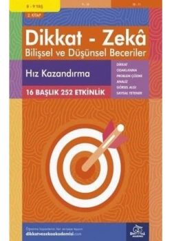 Dikkat Zeka 2.Kitap Hız Kazandırma 8-9 Yaş