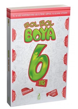 Bol bol Boya 6 Yaş Ren Çocuk