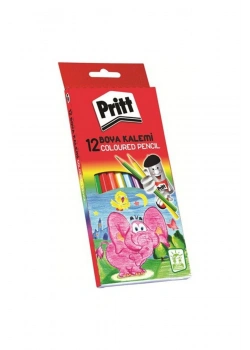 Pritt Kuru Boya 12 Renk Uzun