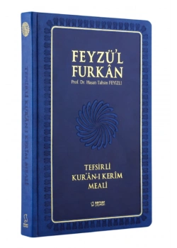 Feyzül Furkan Tefsirli Metinsiz Meal Büyük Boy Lacivert Ciltli Server