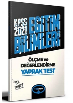 2021 Kpss Eğitim Bilimleri Popüler Ölçme Değerlendirme Yaprak Test Yediiklim