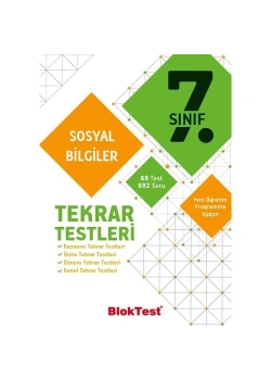 Bloktest 7.Sınıf Sosyal Tekrar Testleri