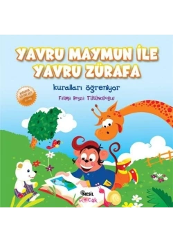 Yavru Maymun İle Yavru  Zürafa Kuralları Öğreniyor  Nesil