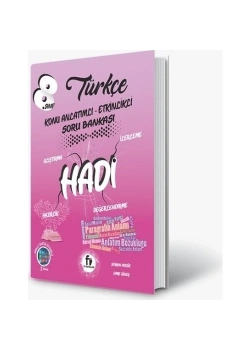 8.Sınıf Türkçe Konu Anlatımlı Soru Bankası  Fi Yayınları