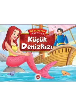 Küçük Denizkızı Üç Boyutlu Masallar Beyaz Balina
