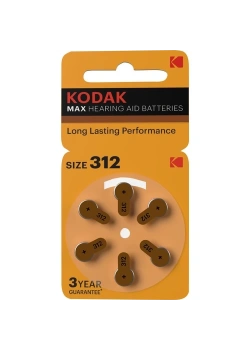 Kodak M312 Medikal İşitme Cihazı Pili 6 Lı