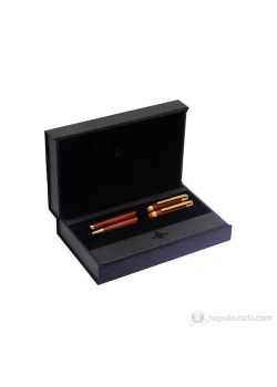 Steelpen 267 Safran Bakır Gold Dolma Kalem+Tükenmez