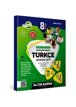 8. Sınıf Haftalik Kazanim Bazli Türkçe Deneme Seti̇ Altın Karma