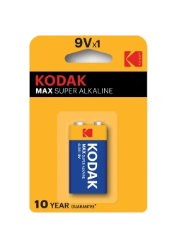 Kodak Max 1 Adet Alkalin 9 Volt Pil 281330