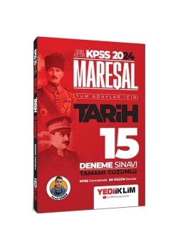 Kpss 2024 Gk Mareşal Tarih 15 Çözümlü Deneme  Yediiklim