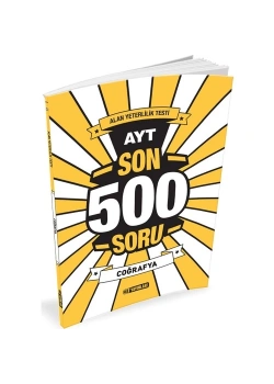 Hız Ayt Coğrafya Son 500 Soru