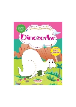 Çıkartmalı Boyama  Serisi  Dinozorlar  Noktaları Birleştir Yumurcak