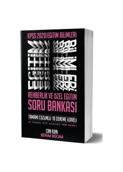 Kpss 2020 Eğitim Bilimleri Rehberlik Özel Eğitim Soru Bankası  Benim Hocam