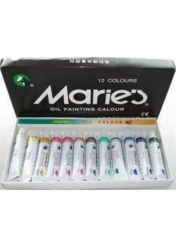 Maries Yağlı Boya E1381 12Renk 12Ml