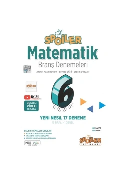 Spoiler 6.Sınıf Matematik 17 Deneme