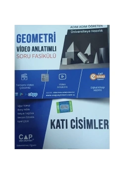 Çap Üniv Sın Haz.Geometri Video Anlatımlı Soru Fasikülü Katı Cisimler