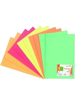 Lino Fosforlu Elişi Kağıdı 20X30 5 Renk 10 Lu Pp-016