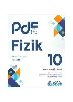Eğitim Vadisi 10.Sınıf Fizik Planlı Ders Föyü