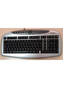 *Net Fiyat* A4 Tech Kb-21 Q Klavye Usb Multimedia Gümüş-Siyah