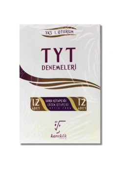 Karekök Yks 1.Oturum Tyt 12 Denemeleri