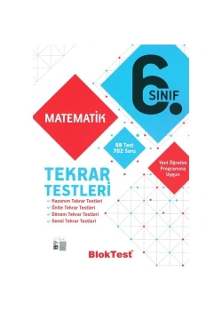 Bloktest 6.Sınıf Matematik Tekrar Testleri