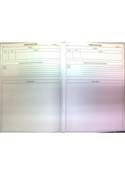 Dilman Karar Defteri 40 Yp. Numaralı