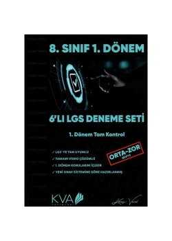 Kva 8.Sınıf Lgs 6 Deneme Seti 1.Dönem