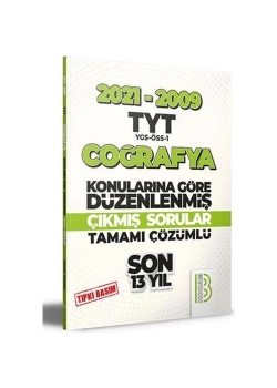 Tyt Coğrafya 2009-2021 Çıkmış Sorular Ve Çözümleri  Benimhocam