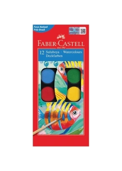 Faber Suluboya 12 Renk Büyük Boy 5292125012