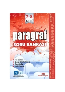 7-8.Sınıf Paragraf Soru Bankası Eğitim Kültür Yayın