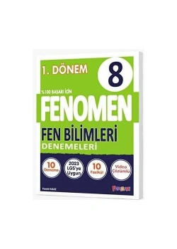 Fenomen 8.Sınıf 1.Dönem Fen Bilimleri Denemeleri