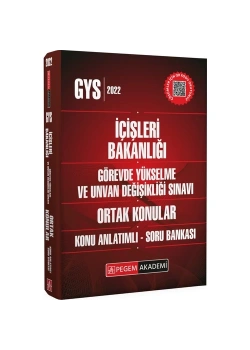 Pegem 2023 Gys İçişleri Bakanlığı Orta Konular Konu Anlatımlı Soru Bankası