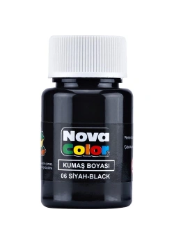 Nova Color Kumaş Boyası Siyah  Nc-164