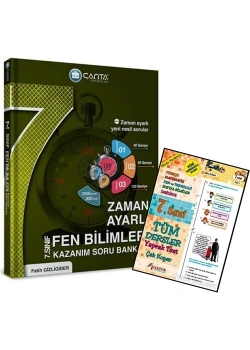 Çanta 7.Sınıf Fen Bilimleri Etkinlikli Kazanım Soru Bankası