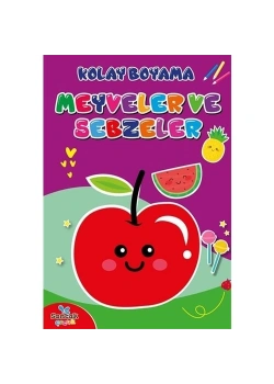 Kolay Boyama Meyveler Sebzeler  Mikrokitap