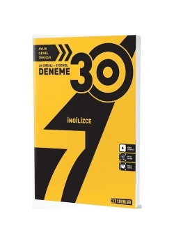 Hız 7.Sınıf İngilizce 30 Deneme