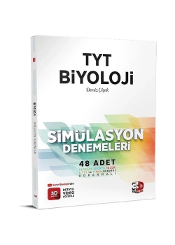 Tyt Biyoloji Simülasyon 48 Deneme 3D Yayınları