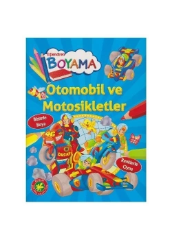 Eğlendiren Boyama Otomobil Ve Motosikletler Boyama Parıltı