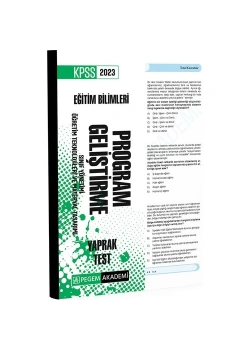 Pegem 2023 Kpss Program Geliştirme Yaprak Test