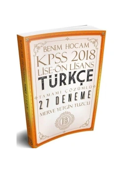 Kpss Lise Önlisans Türkçe 27 Deneme  Benimhocam